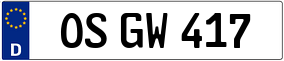 Truck License Plate